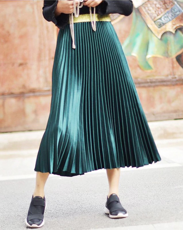 velour midi skirt